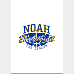 Noah Basketball The Legend Custom Player Your Name Posters and Art